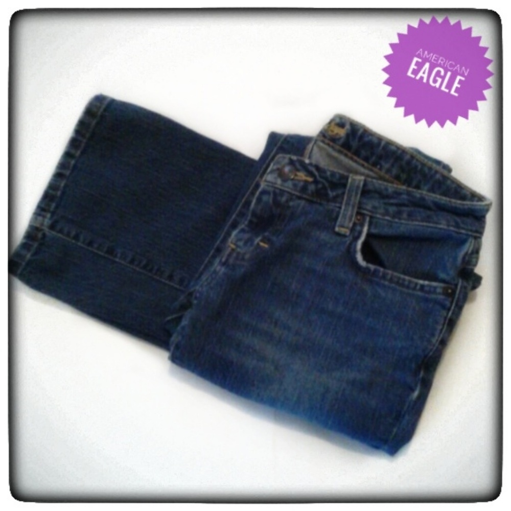 American Eagle Stretch Blue Jeans - Size 0